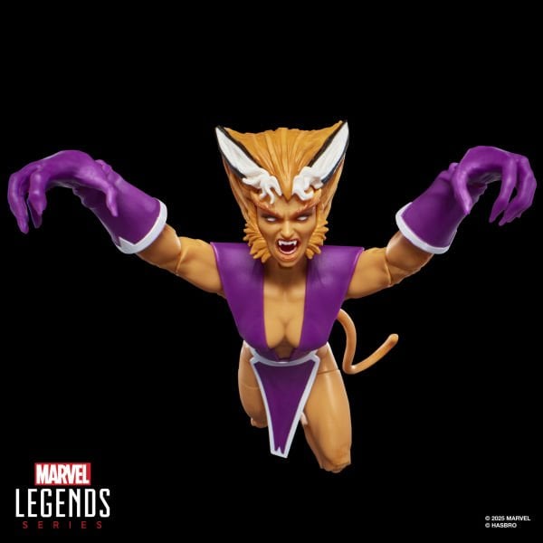 Marvel Legends Feral (X-Men Comics) Aksiyon Figürü, Çizgi Roman Aksesuarlı