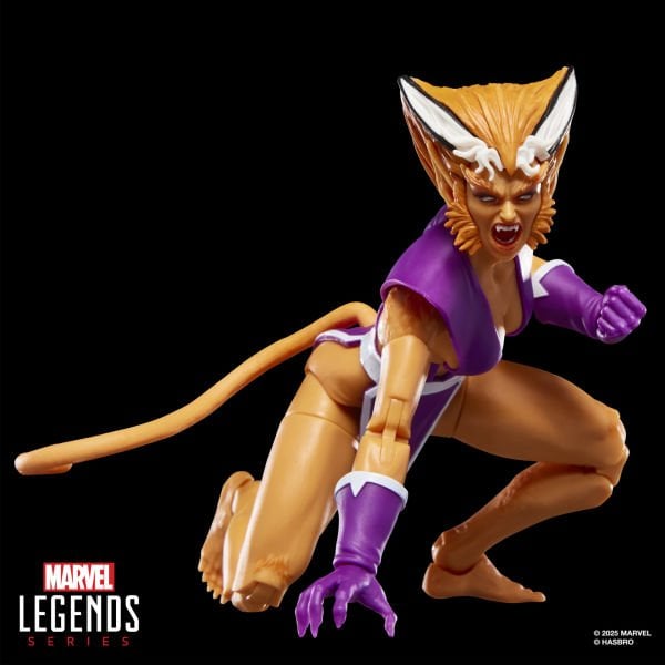 Marvel Legends Feral (X-Men Comics) Aksiyon Figürü, Çizgi Roman Aksesuarlı