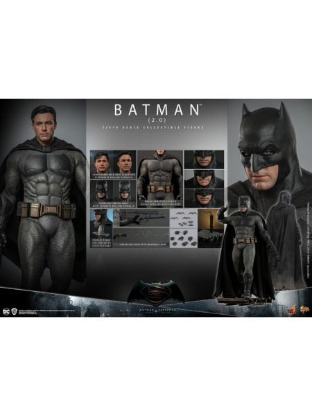 Batman v Superman: Dawn of Justice - Batman (2.0) 1/6 Scale Koleksiyon Figürü