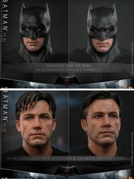 Batman v Superman: Dawn of Justice - Batman (2.0) 1/6 Scale Koleksiyon Figürü