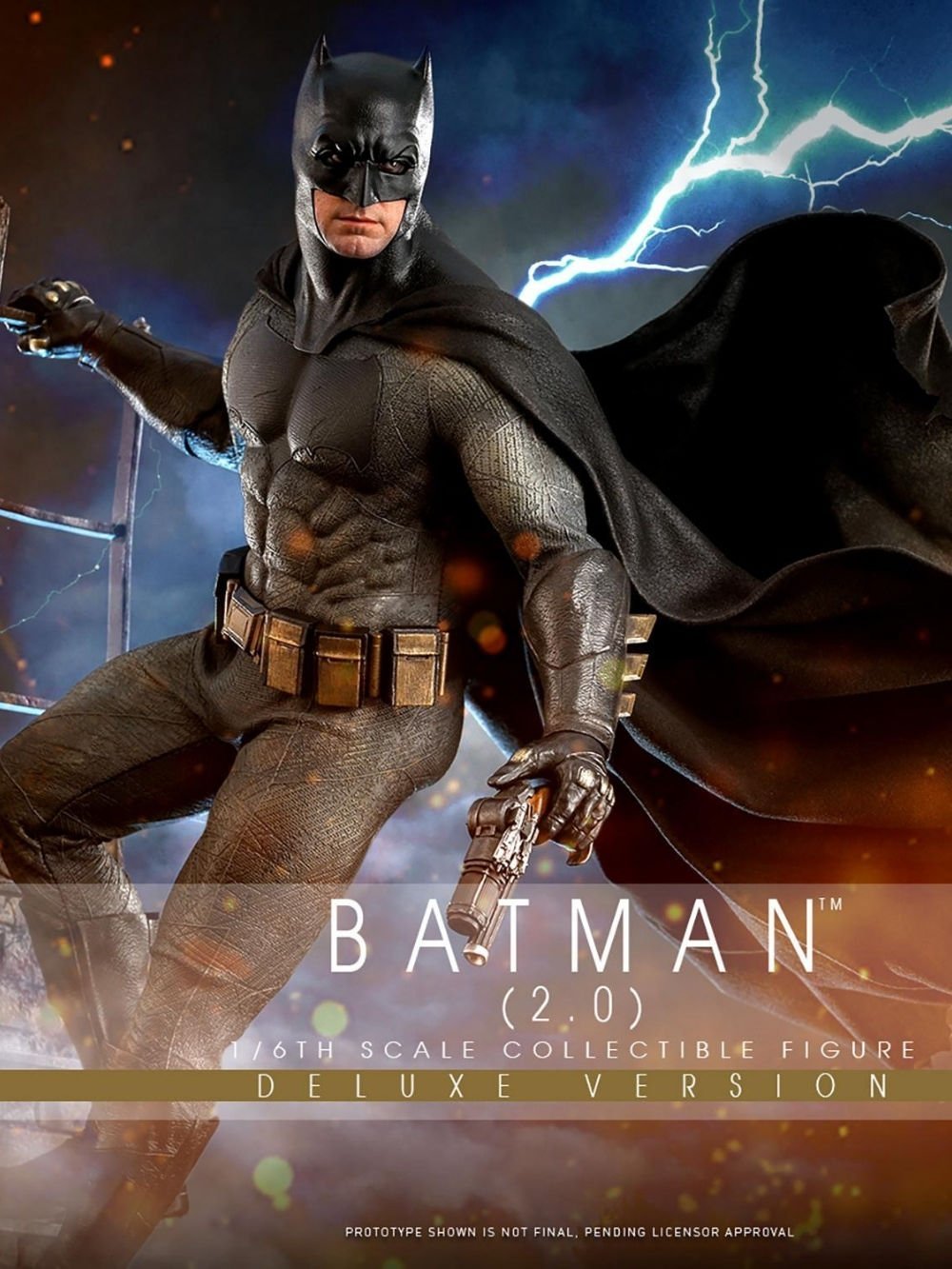 Batman v Superman: Dawn of Justice - Batman (2.0) Deluxe Version 1/6 Scale Koleksiyon Figürü