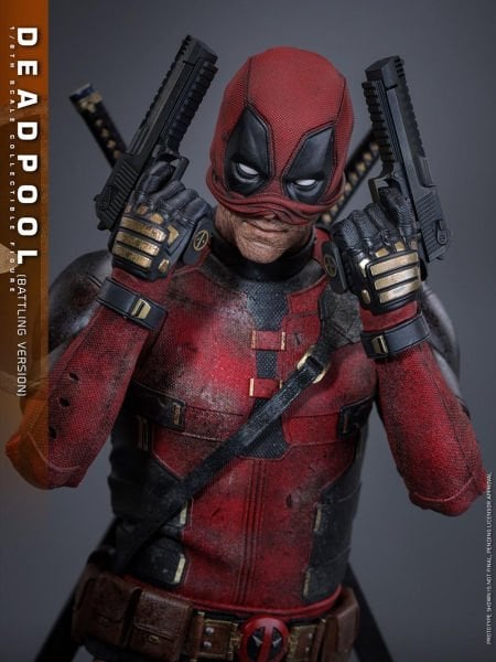 Deadpool & Wolverine - Deadpool (Battling Version) 1/6 Scale Koleksiyon Figürü