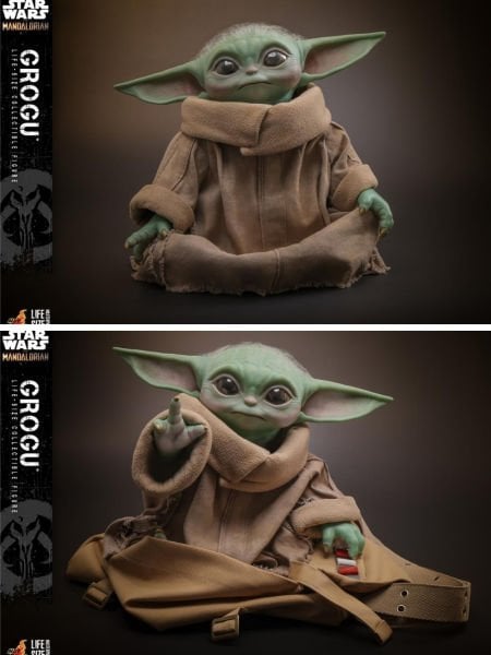 Star Wars: The Mandalorian - Grogu Life-Size Koleksiyon Figürü