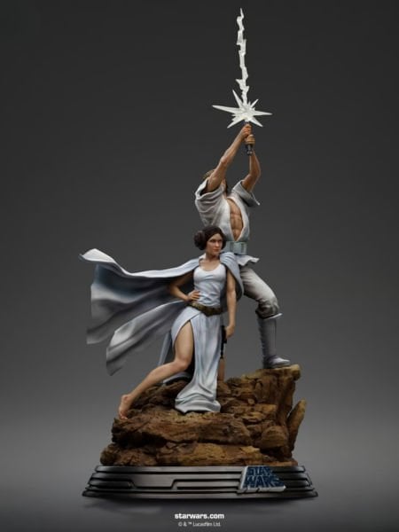 Star Wars - Luke and Leia Deluxe 1/10 Art Scale Limited Edition Heykel