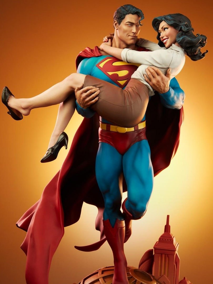 DC Comics - Superman and Lois Lane Diorama Limited Edition Heykel