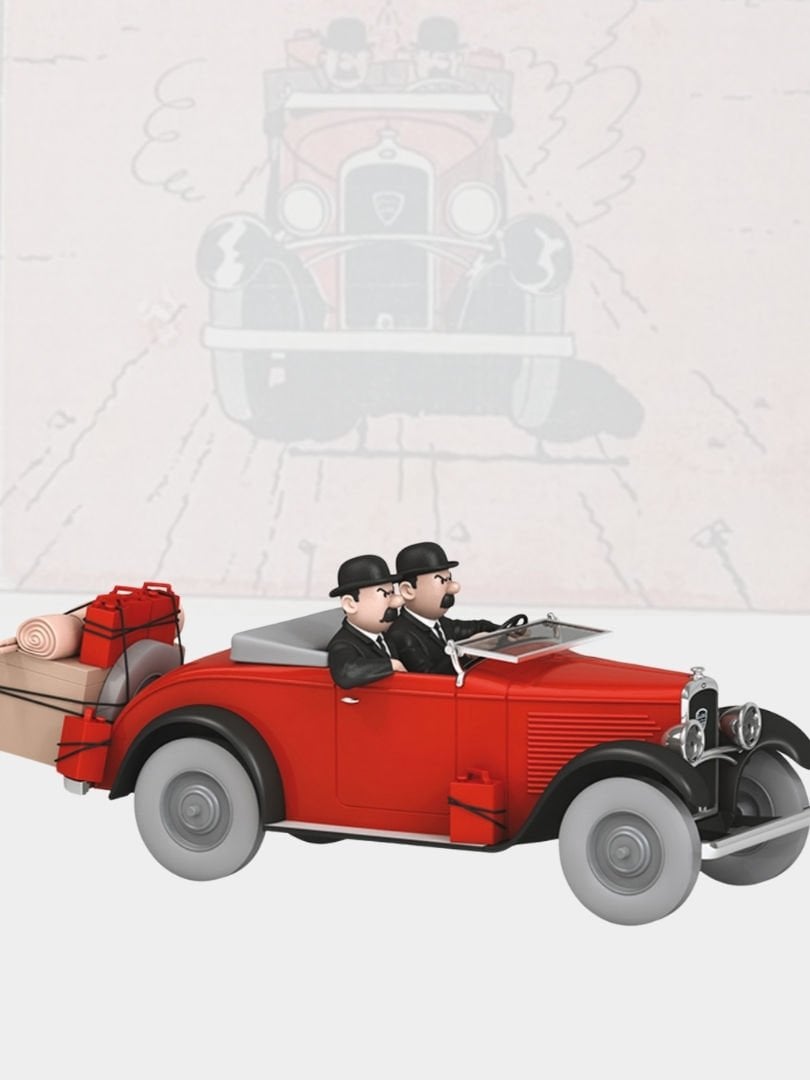 Tintin - The Roadster Peugeot 201 (La 201 Cabriolet) 1/24 Scale Diecast Model Araç (No.56)