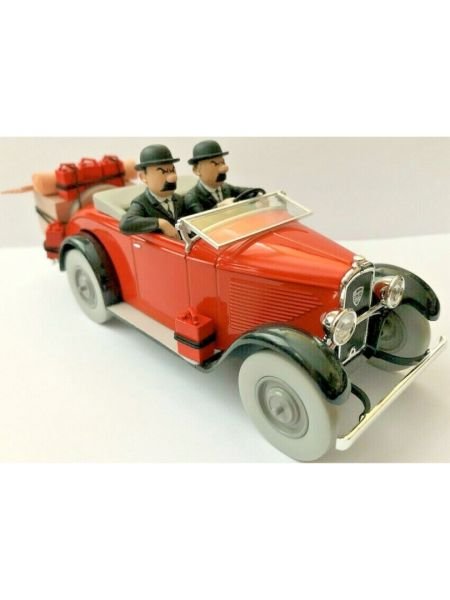 Tintin - The Roadster Peugeot 201 (La 201 Cabriolet) 1/24 Scale Diecast Model Araç (No.56)