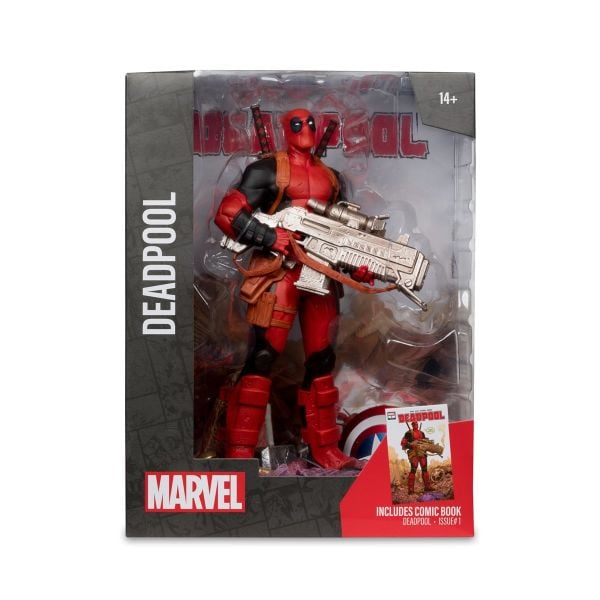 Marvel Comics - Deadpool (Deadpool #1) 1/6 Scale Heykel (Çizgi Roman Dahil)