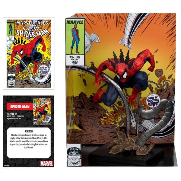 Marvel Comics - Spider-Man (Marvel Tales #223) 1/6 Scale Heykel (Çizgi Roman Dahil)