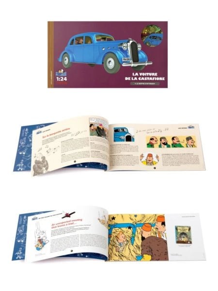 Tintin - Castafiore's Car (La Voiture de la Castafiore) 1/24 Scale Diecast Model Araç (No.32)