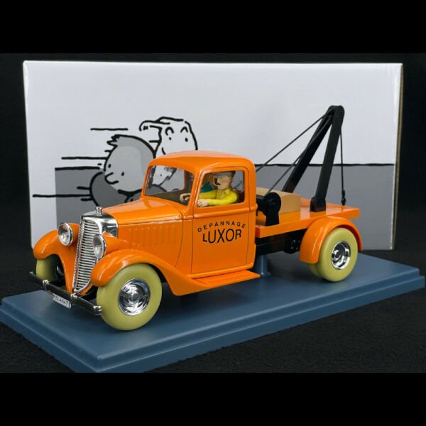 Tintin - Luxor Tow Truck (La Depanneuse Luxor) 1/24 Scale Diecast Model Araç (No.60)