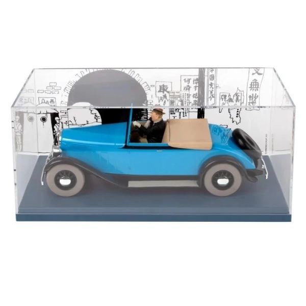 Tintin - The Oldsmobile Convertible (La décapotable de Gibbons) 1/24 Scale Diecast Model Araç (No.46)