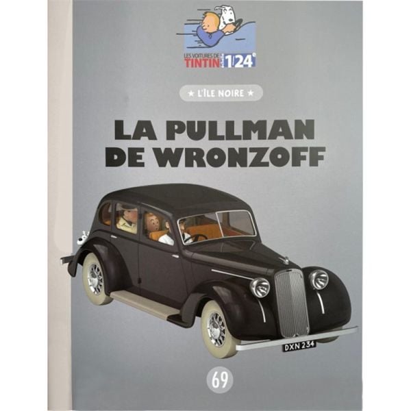 Tintin - The Pullman of Wronzoff (La Pullman de Wronzoff) 1/24 Scale Diecast Model Araç (No.69)