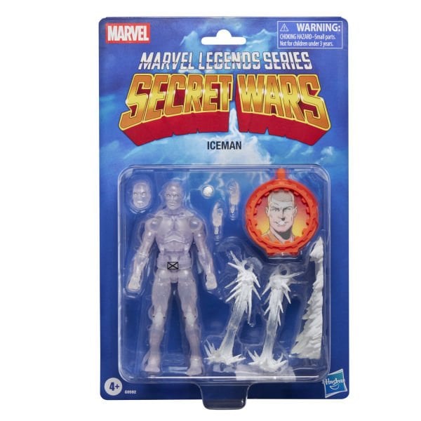 Marvel Legends Secret Wars Ice Man (X-Men Retro Marvel Comics) Aksiyon Figürü