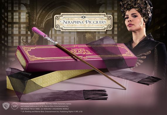 Fantastic Beasts Seraphina Picquery’s Wand in Collector’s Box (Asa)