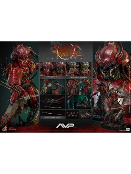 Alien Vs. Predator - Akaoni Samurai Predator 1/6 Scale Koleksiyon Figürü