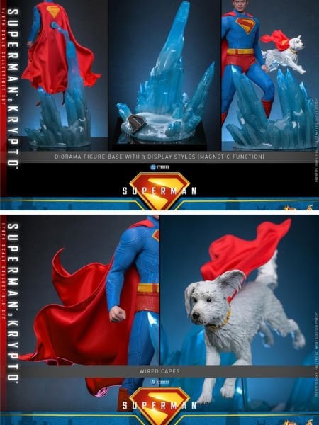Superman - Superman & Krypto 1/6 Scale Koleksiyon Figür Seti