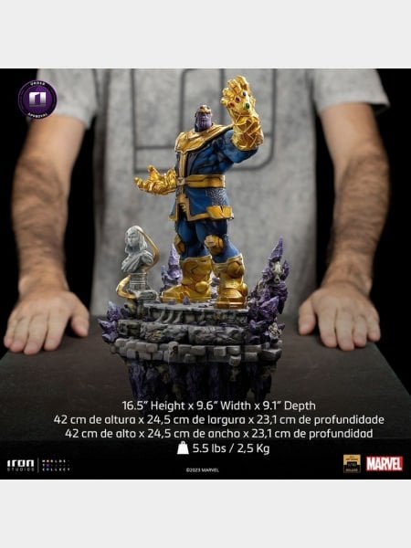 Thanos Infinity Gauntlet Diorama Deluxe 1/10 Art Scale Limited Edition Heykel