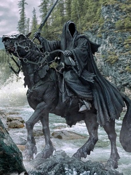 Lord of the Rings - Nazgul on Horse Deluxe 1/10 Art Scale Limited Edition Heykel