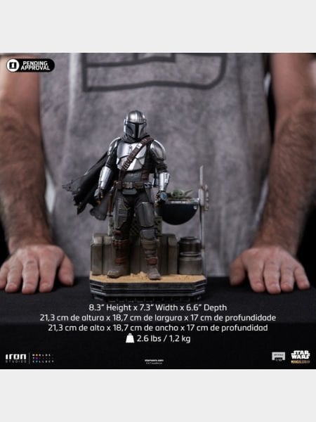 Star Wars: The Mandalorian - Din Djarin and Din Grogu 1/10 Art Scale Limited Edition Heykel