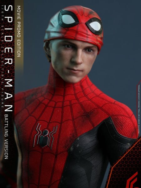 Spider-Man: No Way Home - Spider-Man (Battling Version) Movie Promo Edition 1/6 Scale Koleksiyon Figürü