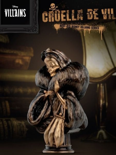 Disney Villains Series 015 Cruella De Vil Büst (101 Dalmaçyalı)