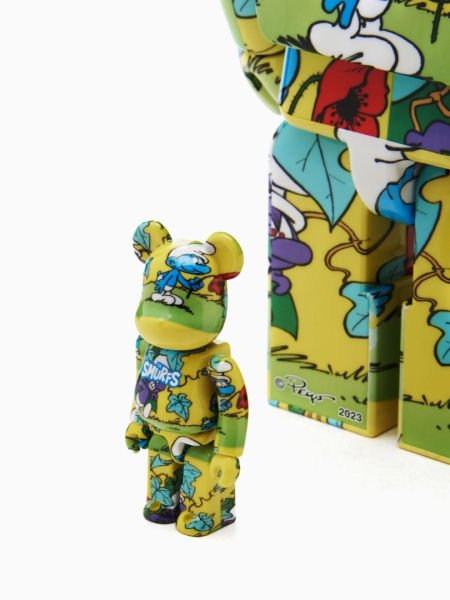 Bearbrick The Smurfs The Purple Smurfs (Şirinler) İkili Set