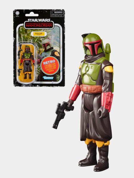 Star Wars: The Mandalorian - Boba Fett (Morak) Retro Action Figure