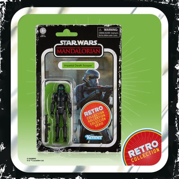 Star Wars: The Mandalorian - Imperial Death Trooper Retro Action Figure