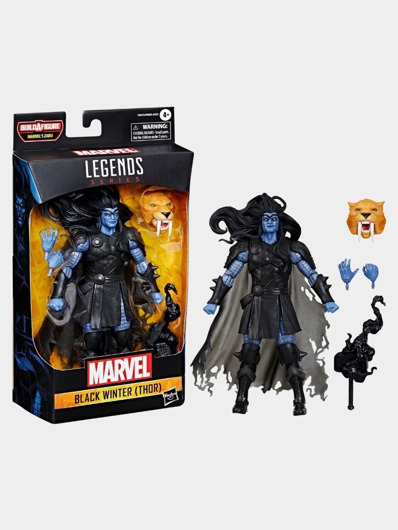 Marvel Legends Black Winter (Thor) (Comics) Aksiyon Figürü (Marvel's Zabu BAF)