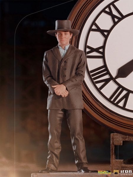 Back to the Future 3 - Marty and Doc at the Clock Deluxe Limited Edition 1/10 Art Scale Heykel
