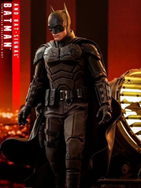 The Batman (2022) - The Batman and Bat-Signal 1/6 Scale Koleksiyon Figür Seti