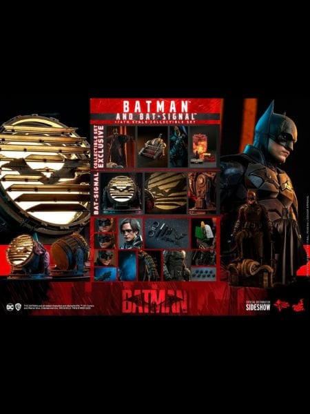 The Batman (2022) - The Batman and Bat-Signal 1/6 Scale Koleksiyon Figür Seti