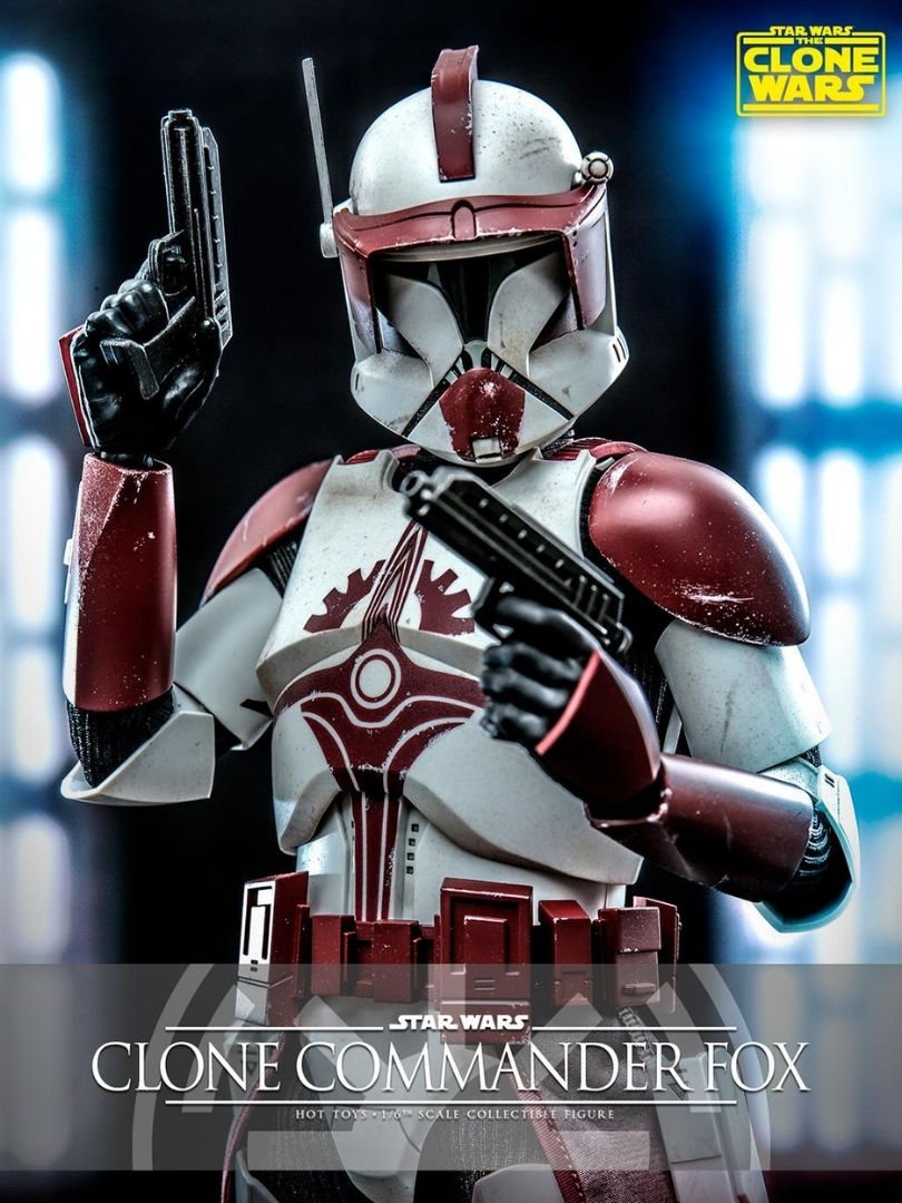 Star Wars: The Clone Wars - Clone Commander Fox 1/6 Scale Koleksiyon Figürü