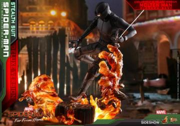 Spider-Man: Far From Home - Spider-Man (Stealth Suit) Deluxe Version 1/6 Scale Koleksiyon Figürü