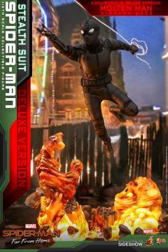 Spider-Man: Far From Home - Spider-Man (Stealth Suit) Deluxe Version 1/6 Scale Koleksiyon Figürü