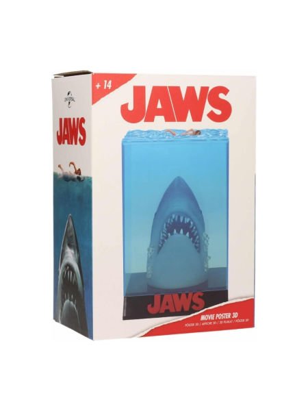 Jaws 3D Movie Poster Diorama