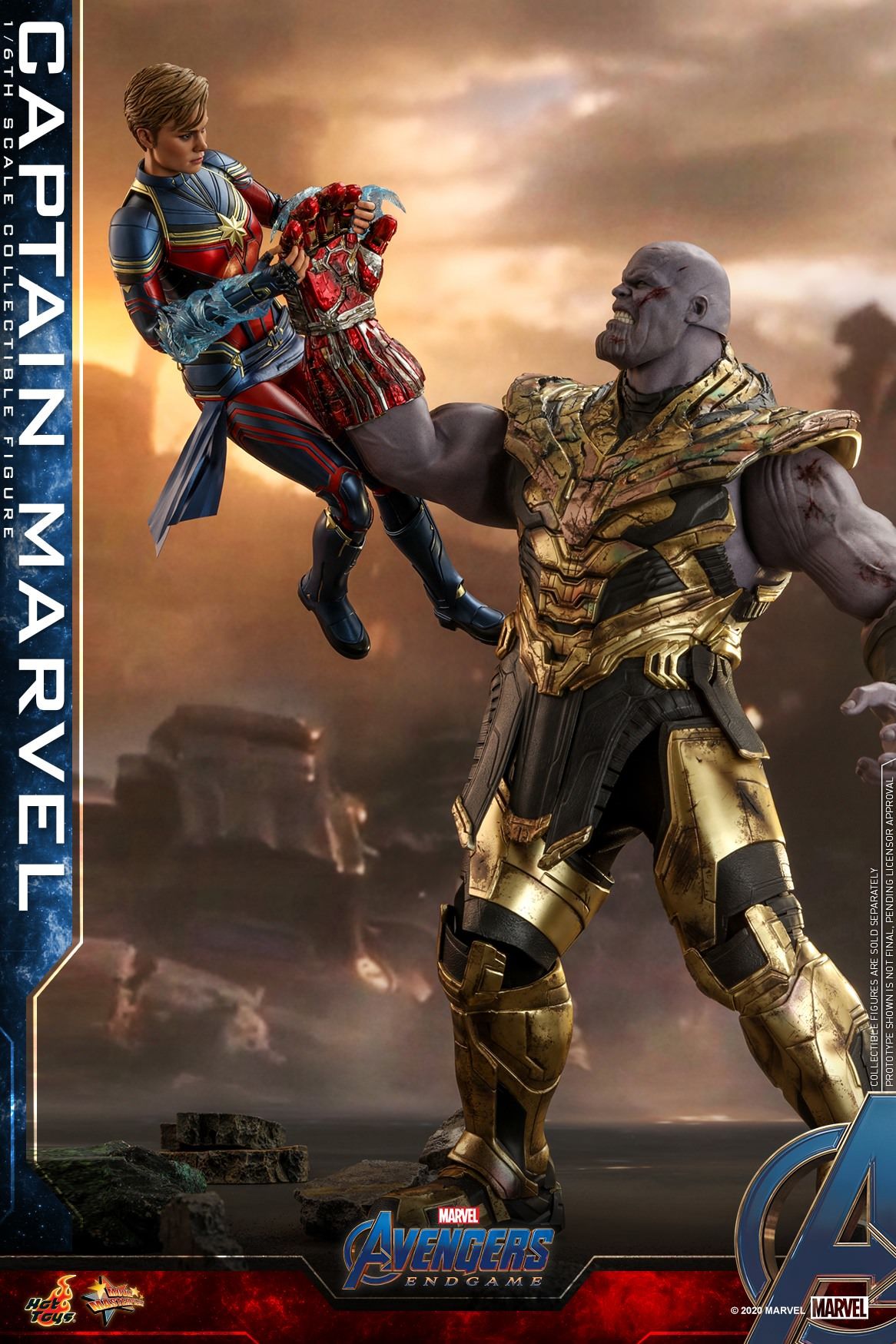 Avengers: Endgame - Captain Marvel 1/6 Scale Koleksiyon Figürü