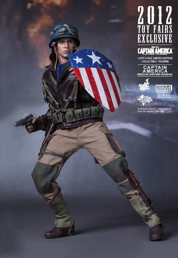 Captain America: The First Avenger - Captain America (Rescue Uniform Version) Limited Edition 1/6 Scale Koleksiyon Figürü