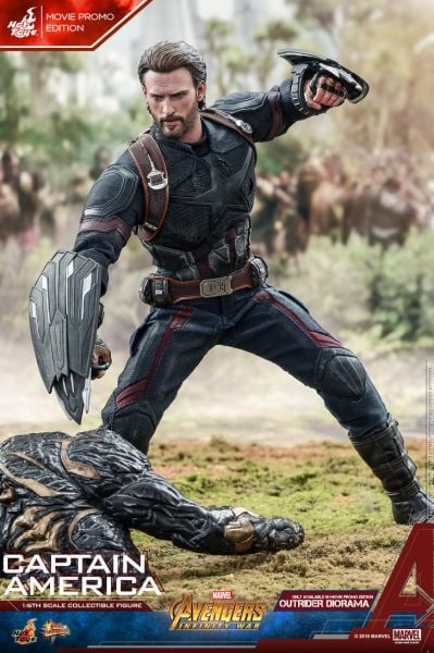 Avengers: Infinity War - Captain America (Movie Promo Edition) 1/6 Scale Koleksiyon Figürü