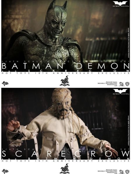 Batman Begins - Batman Demon & Scarecrow 1/6 Scale İkili Koleksiyon Figür Seti