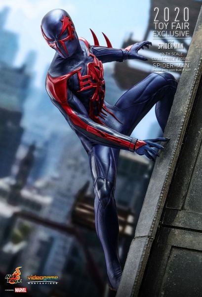 Marvel's Spider-Man - Spider-Man (Spider-Man 2099 Black Suit) Exclusive 1/6 Scale Koleksiyon Figürü