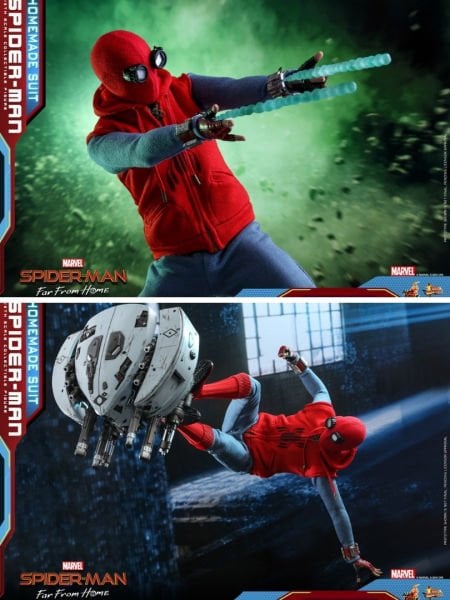 Spider-Man: Far From Home - Spider-Man (Homemade Suit Version) 1/6 Scale Koleksiyon Figürü