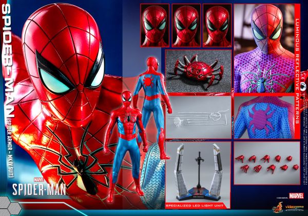 Marvel’s Spider-Man - Spider-Man (Spider Armor - MK IV Suit) 1/6 Scale Koleksiyon Figürü