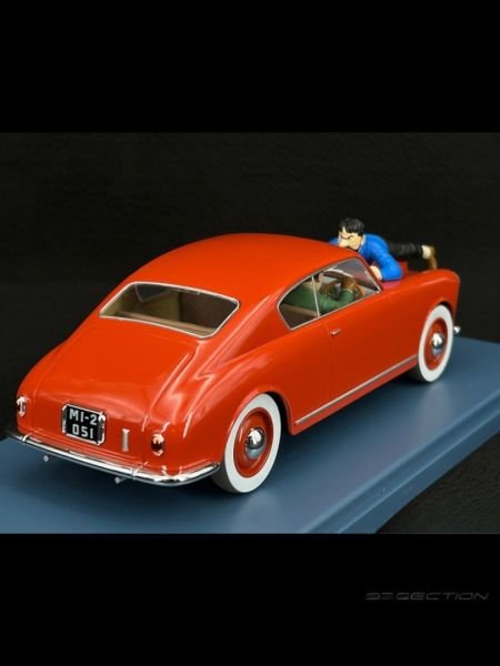 Tintin - Lancia Aurelia (L’Aurélia de l’Italien) 1/24 Scale Diecast Model Araç (No.14)