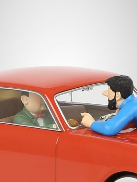 Tintin - Lancia Aurelia (L’Aurélia de l’Italien) 1/24 Scale Diecast Model Araç (No.14)
