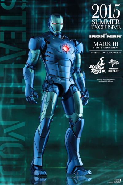 Iron Man Mark III (Stealth Mode Version) 1/6 Scale Diecast Koleksiyon Figürü