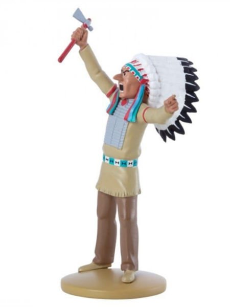 Tintin - The Great American Indian Chief Heykel