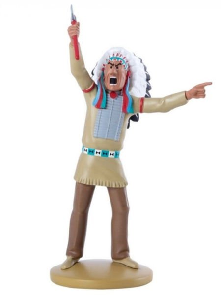 Tintin - The Great American Indian Chief Heykel