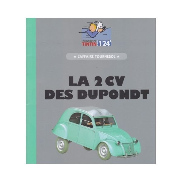 Tintin - The Thompson's 2 CV (La 2CV des Dupont) 1/24 Scale Diecast Model Araç (No.8)